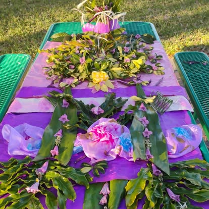 Picnic in Paradise – Floral Garden Digital Pattern