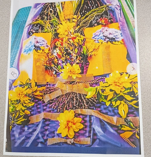 Joyful Inspirations – Vibrant Yellow Floral Digital Pattern